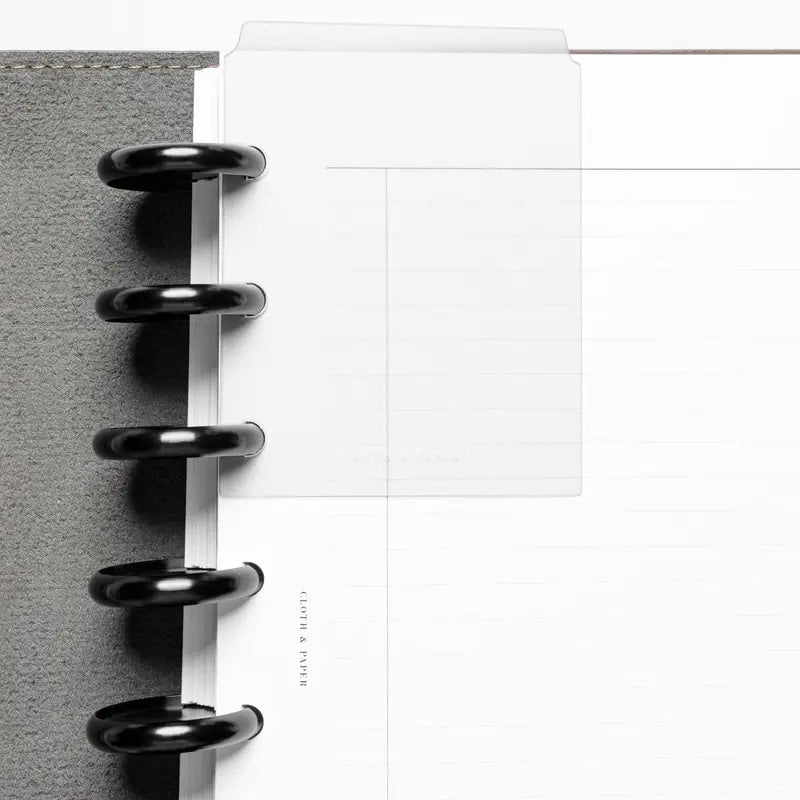 Page Markers | Set of 3 - Stylish Practical Multi-functional Page Markers with Unpunched Spiral Punched & Ringbound Discbound Layouts for Any Planner Adhesive Tabs Book Accessories