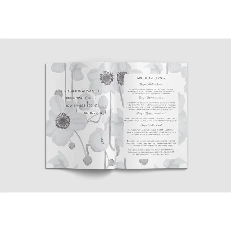 Mom, I Want to Hear Your Story - The Gift That is a Keepsake Journal of Her Life - Mother's Day Gift Birthday Gift Elegantly  Designed, Memory Journal, Stationery Gift