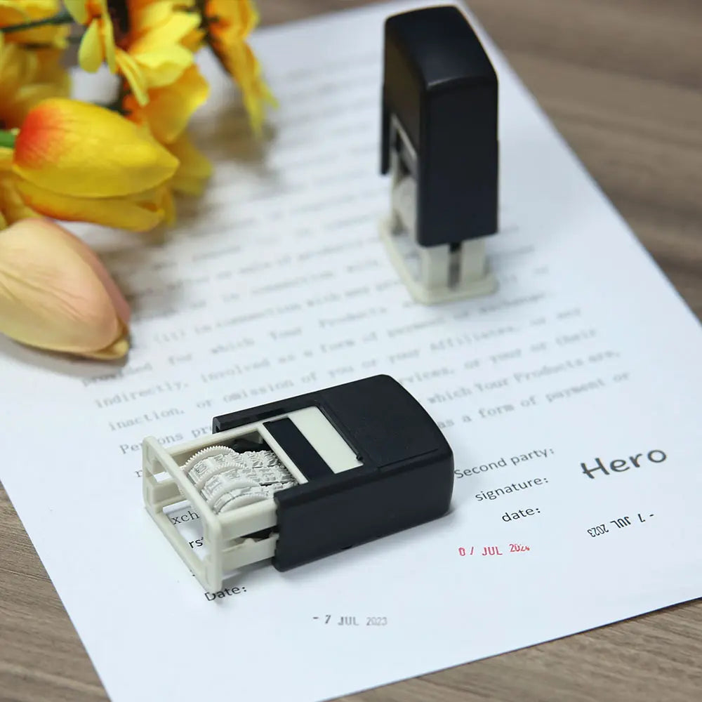 Adjustable Date Stamp for Journals & Gifts, Custom Stamp, Perfect for Personalized Items, No Ink Included, Ideal for Creative Uses