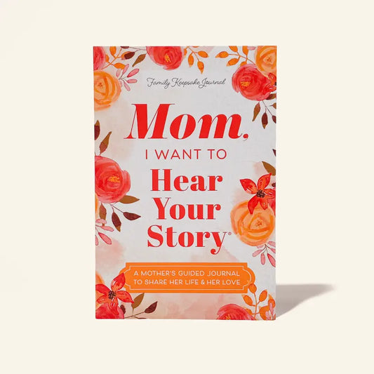 Mom, I Want to Hear Your Story - The Gift That is a Keepsake Journal of Her Life - Mother's Day Gift Birthday Gift Elegantly  Designed, Memory Journal, Stationery Gift