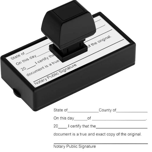 Notary Seal Stamp, Easy-To-Store Notary Supplies, Professional Quality Notary Stamps, Durable and Long-Lasting Design, Compact Storage, Office Supplies