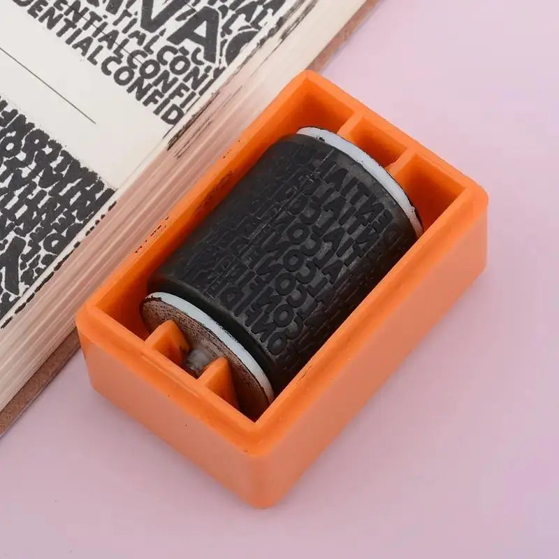 Roller Stamp for Confidentiality & Privacy Protection, 1/2 Counts  Privacy Smear Confidentiality Stamp, Identification Seal for Personal Information Protection, Security Roller Stamp