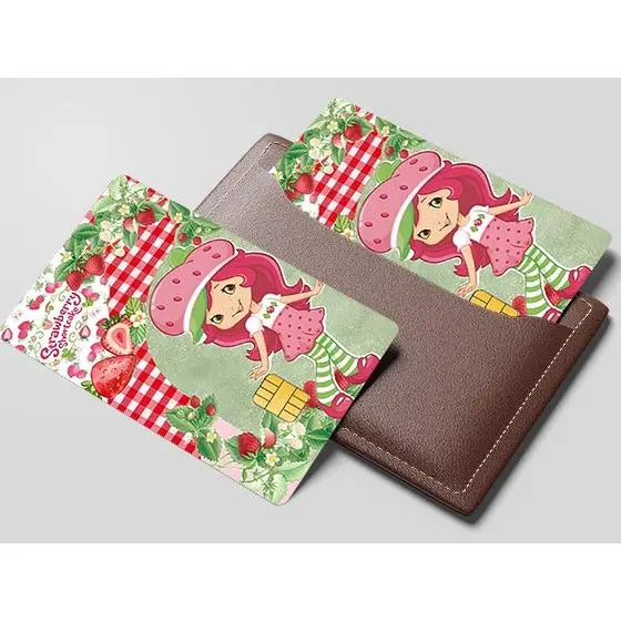 Strawberry Shortcake V2 Debit Card Sticker/Skin - High Quality Vinyl for Customization and Personalization