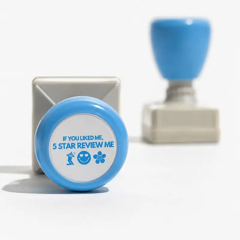 "If You Liked Me 5 Star Review Me" Stamp