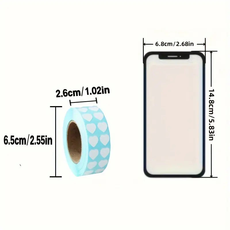 3000pcs/roll Diamond Painting Tools - Square and Round Classification Label Stickers for Easy Diamond Distinguishing and Storage Includes Labels Sticker Paper Self Adhesive Label