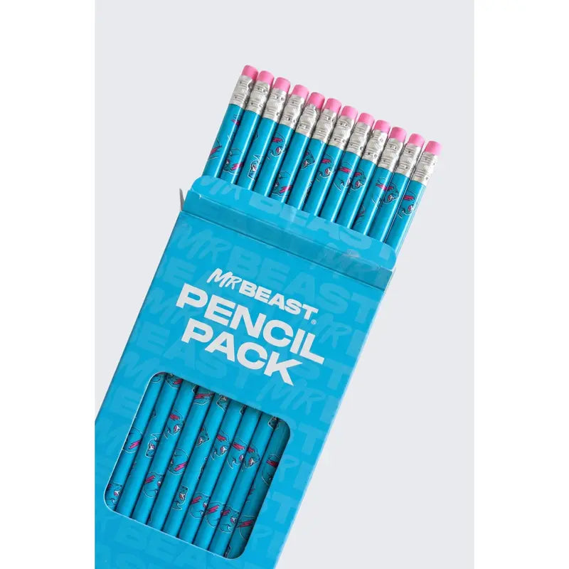 MrBeast Pencils 12 Pack