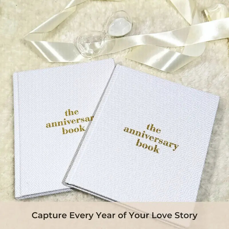 Anniversary Book Keepsake Journal, Perfect Gift for Newlyweds & Couples, A Love Letter to Our Marriage, Heirloom Quality Linen, Must-Have Wedding & Anniversary Gift