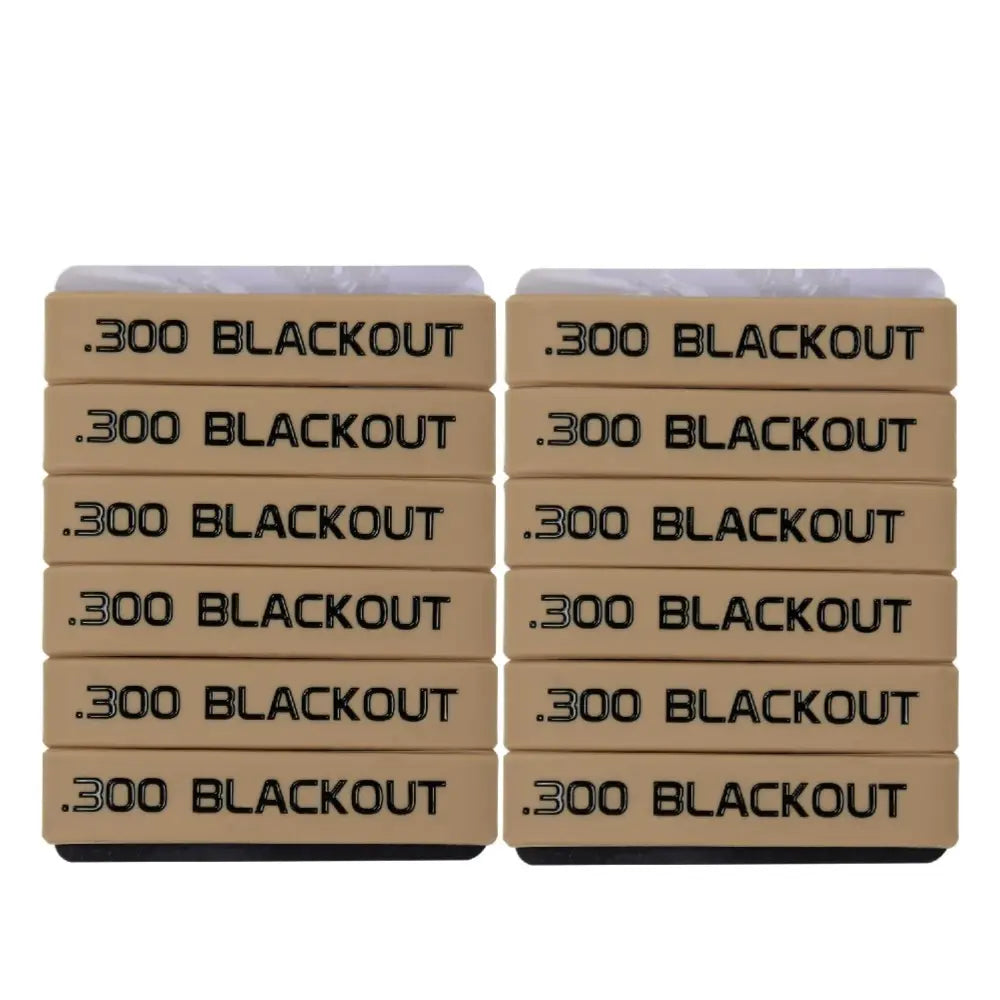 12/6/3 Pack 300 Blackout Magazine Marking Bands, Durable, Magazine Caliber Identification, Mag Bands, Multiple Packs, Quick Reference