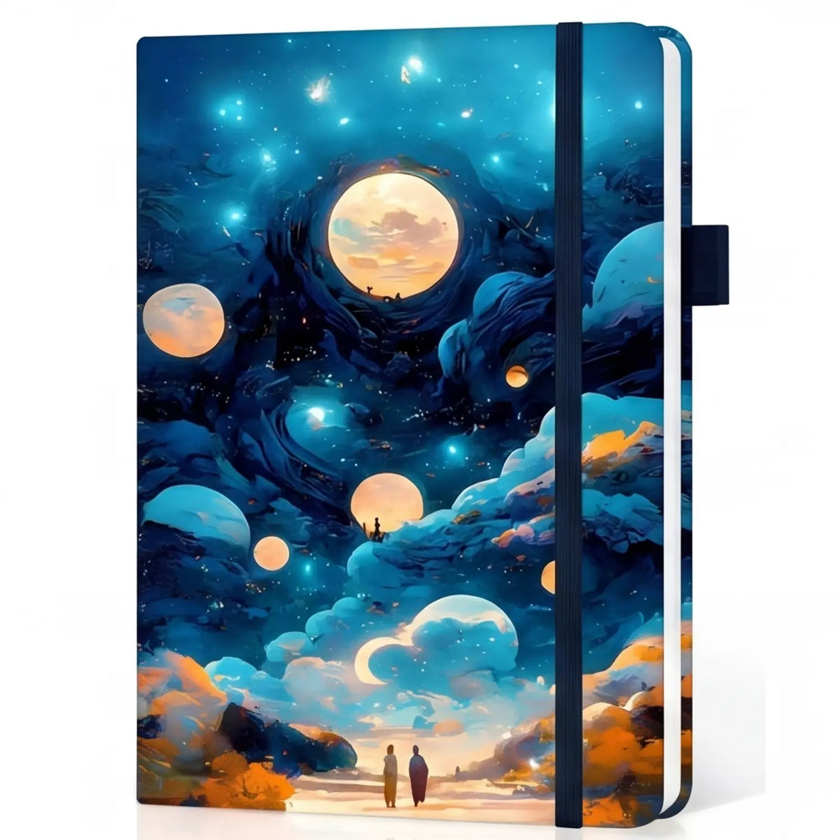 Aesthetic Journal for Women Pretty 6"" x 8"" Study Notebook for Work & Note with 160 College Ruled Pages Hardcover PU Leather Notebook for Journaling Note Taking back to school Journaling Supplies