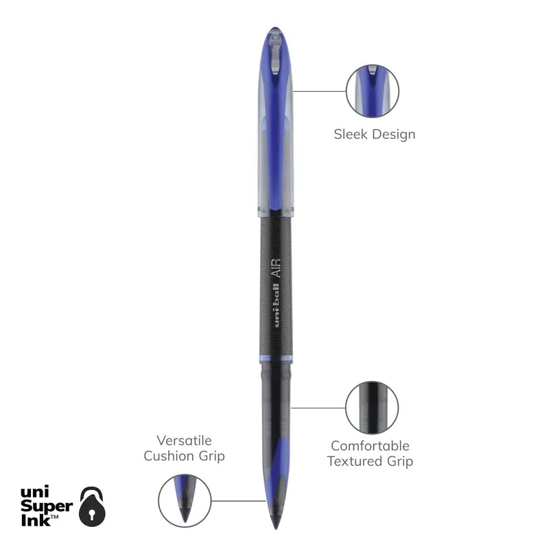 uniball™ AIR Porous Point Rollerball Pens - Adaptable Grip, Variable Width, All Seasons Office Writing Tool