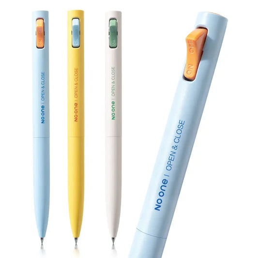 M&G Retractable Balanced Weight Gel Pens (3-Pack) - 0.5mm Fine Point, Black Quick-Dry High-Density Ink, Dual-Click Anxiety Tool, Black Writing Pens & Refills, Office Stationery, Fun Desk Supplies, Adulting Gift for ADHD Users