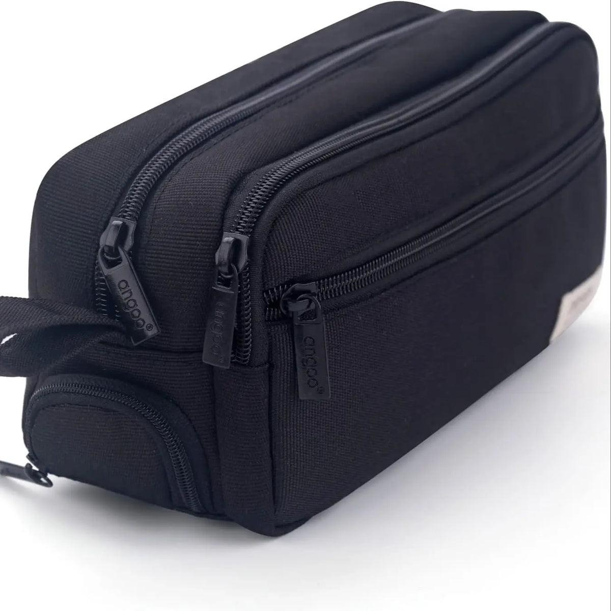 Large Capacity Pencil Case with Zipper, Multi-Layer Pen Bag, Durable Canvas School Supplies Stationery Storage Bag for School Office Travel