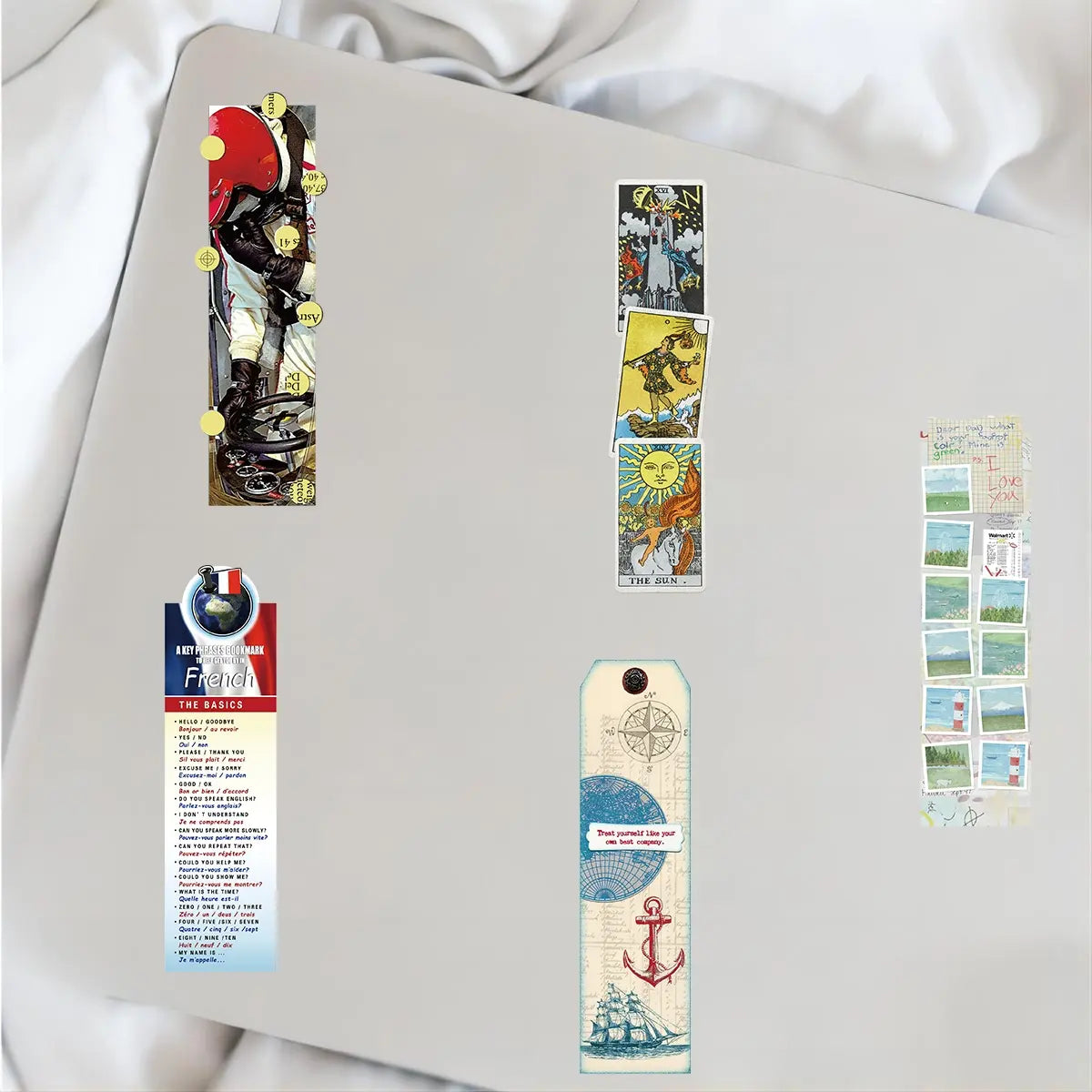 30pcs Motivational Bookmarks, 30 Unique Designs Dual-Sided Printed Paper Bookmarks, Inspiring Book Markers, Book Accessories for All Ages
