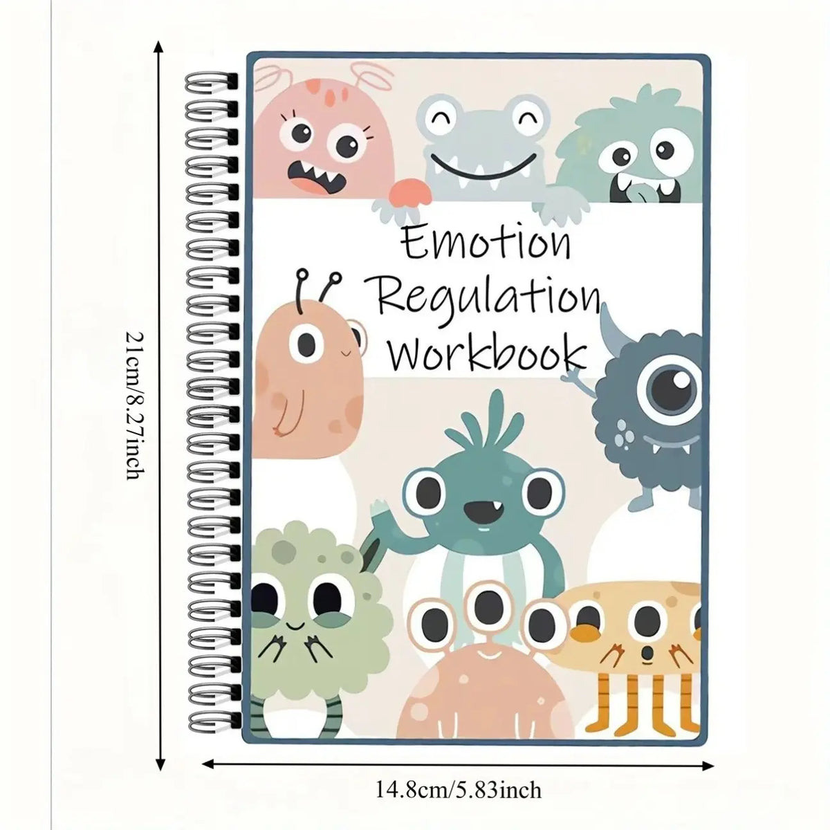 Emotional Regulation Workbook, Social Emotional Learning, Psychological Therapy, Anxiety Management, Mood Planning, Self-Regulation Tools, Planner
