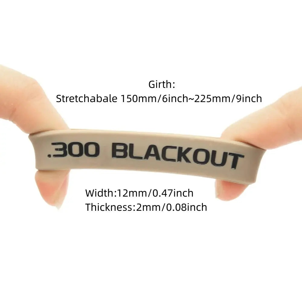 12/6/3 Pack 300 Blackout Magazine Marking Bands, Durable, Magazine Caliber Identification, Mag Bands, Multiple Packs, Quick Reference