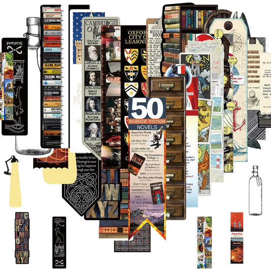 30pcs Motivational Bookmarks, 30 Unique Designs Dual-Sided Printed Paper Bookmarks, Inspiring Book Markers, Book Accessories for All Ages