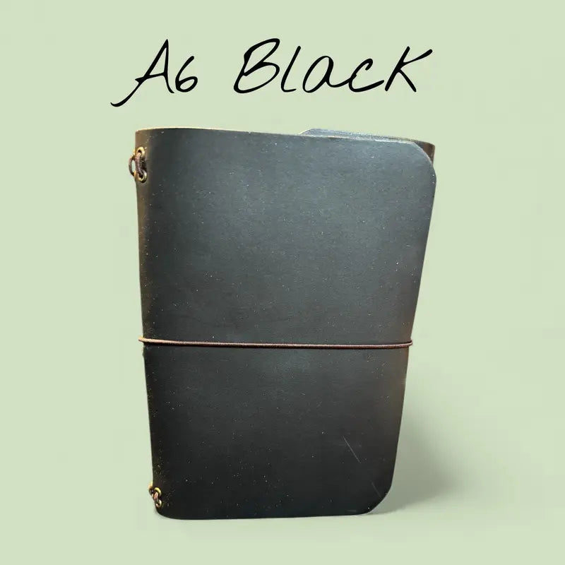 A6 Leather Journal (small) for planning, journaling, sketching