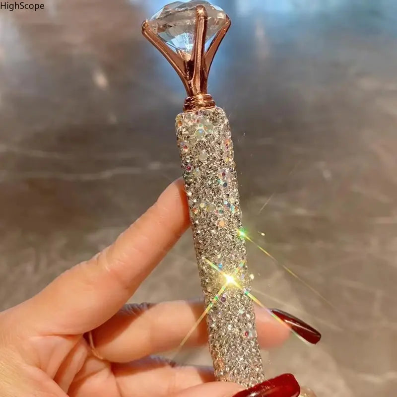 Luxury Rhinestone Glitter Diamond Ballpoint Pen - Aesthetic, Elegant Fashion Accessory for Indoor Recreation, Ideal Ballpoint Pen Gift for Coworkers’ Birthday Graduation, Aesthetic Pens, Ballpoint Pen Gifts