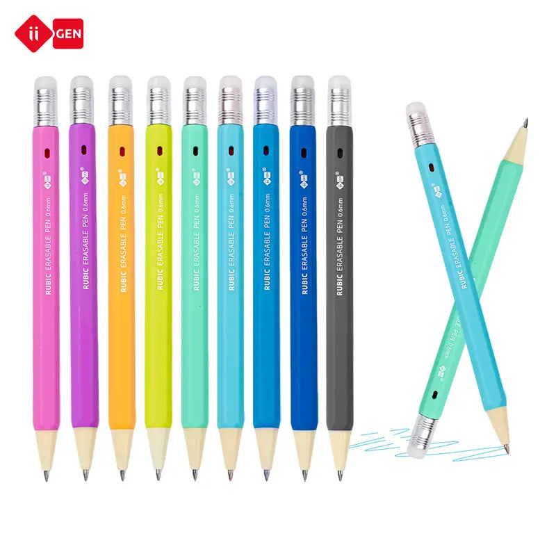 iiGEN RUBIC 36-Color Erasable Gel Pens Set - 0.6mm Retractable Pens, Smooth Writing, Heat-Sensitive Erasable Ink, Colorful Pens for Journaling, Drawing & Planning