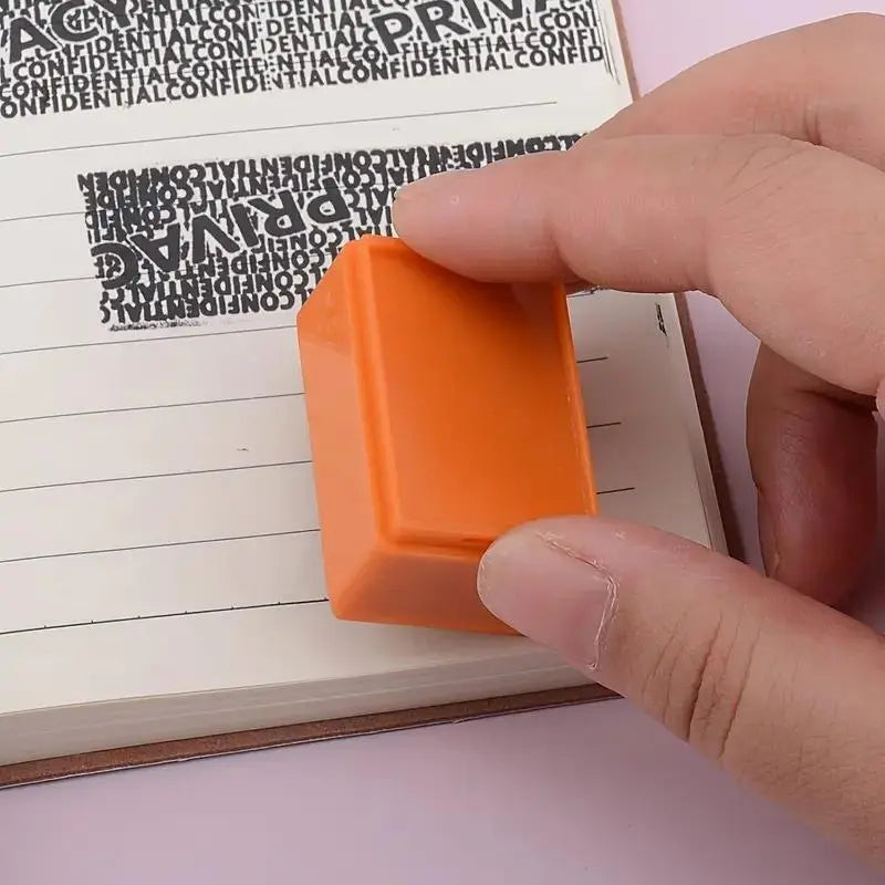 Roller Stamp for Confidentiality & Privacy Protection, 1/2 Counts  Privacy Smear Confidentiality Stamp, Identification Seal for Personal Information Protection, Security Roller Stamp
