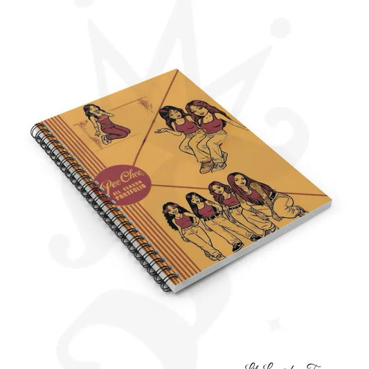 Chicana “Lil Locas” old school pee-chee style notebook