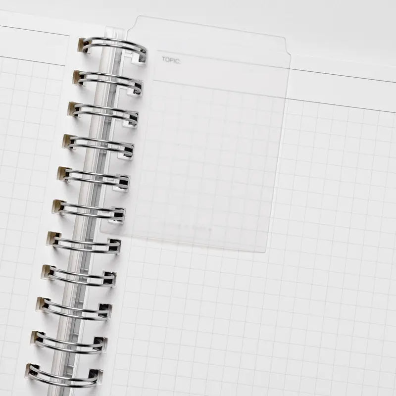 Page Markers | Set of 3 - Stylish Practical Multi-functional Page Markers with Unpunched Spiral Punched & Ringbound Discbound Layouts for Any Planner Adhesive Tabs Book Accessories