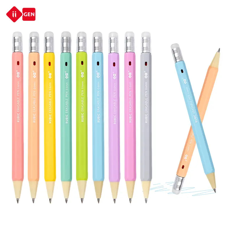 iiGEN RUBIC 36-Color Erasable Gel Pens Set - 0.6mm Retractable Pens, Smooth Writing, Heat-Sensitive Erasable Ink, Colorful Pens for Journaling, Drawing & Planning