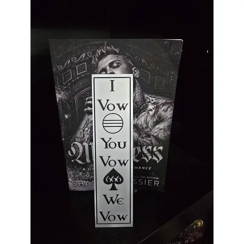 I Vow, You Vow, We Vow bookmark, spade brothers, L.O.R.D.S. Series