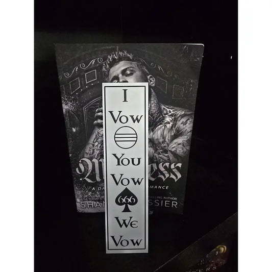 I Vow, You Vow, We Vow bookmark, spade brothers, L.O.R.D.S. Series