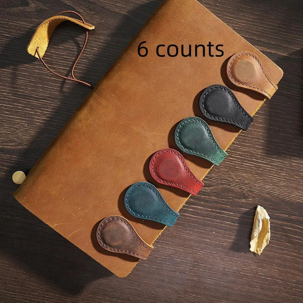 Magnetic Bookmark, 6 Counts/set Double-sided Bookmark, Book Page Marker, Reading Stationery, Book Accessories for Home School Office