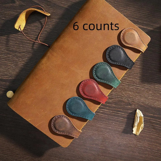 Magnetic Bookmark, 6 Counts/set Double-sided Bookmark, Book Page Marker, Reading Stationery, Book Accessories for Home School Office
