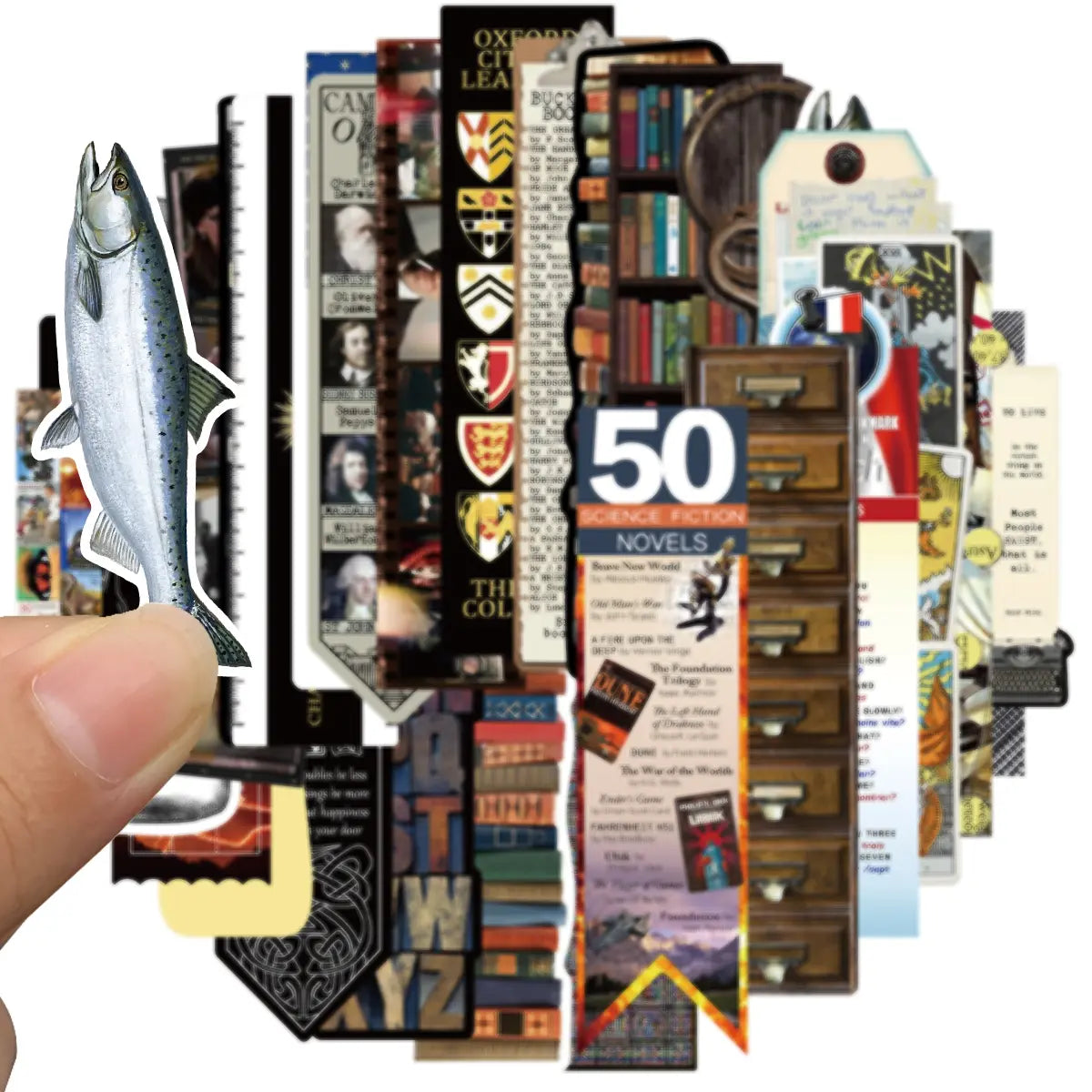 30pcs Motivational Bookmarks, 30 Unique Designs Dual-Sided Printed Paper Bookmarks, Inspiring Book Markers, Book Accessories for All Ages