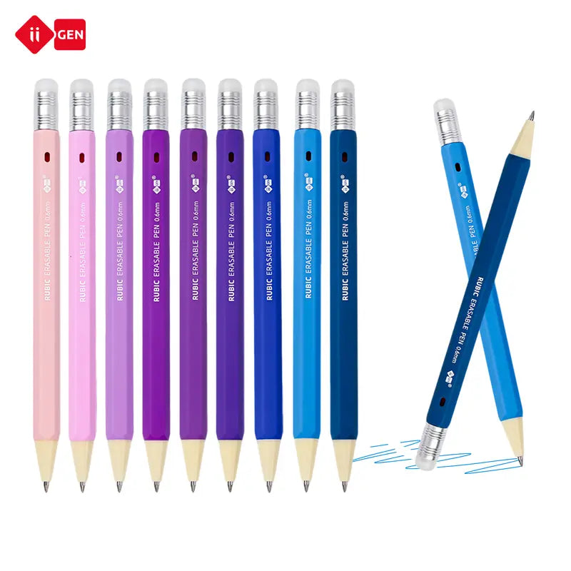 iiGEN RUBIC 36-Color Erasable Gel Pens Set - 0.6mm Retractable Pens, Smooth Writing, Heat-Sensitive Erasable Ink, Colorful Pens for Journaling, Drawing & Planning