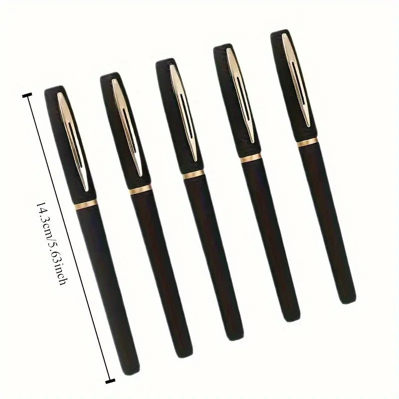 0.5mm Black Gel pen for Business Signature,School accessories,Business office,School student,Stationery supplies,office Supplies,Gift for Students& Adults Style Accents Functional Suitable Design